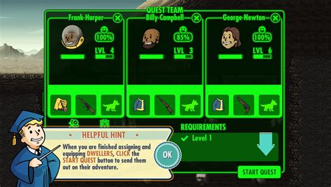 arqade fallout shelter multiple quests.